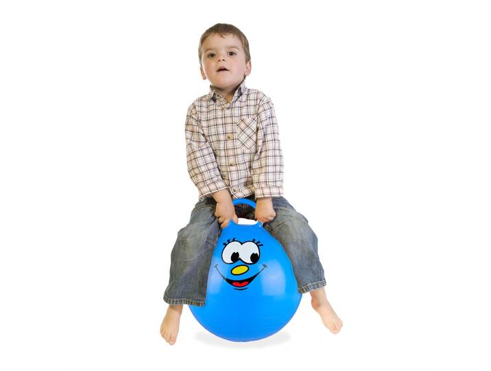 Hüpfball für Kinder Blau