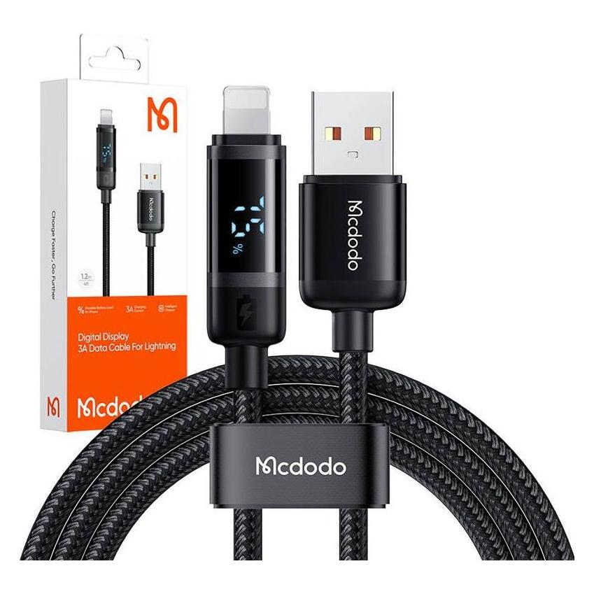 Mcdodo Cable USB-A to Lightning CA-5000, 1,2m (black) (1.20 m) (CA-5000)