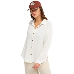 Roxy Langärmliges Hemd Morning Shine Coconut Milk - XS - XS