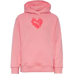 PUMA FLAMING LOVE Hoodie Mädchen | Gr. 176 | rosa - rosa