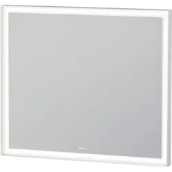 Duravit LED-Lichtspiegel LC7381018180100 80 x 70 x 6,7 cm, 24W, weiß matt, Sensorschalter, Dimmfunktion, wandhängend