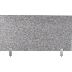Schreibtisch-Set desktopz Klemme Farbe: grau, Größe: 100x50x1cm