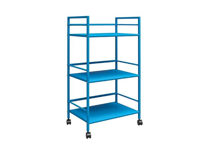 loft24 Rollwagen Cache, aus Metall mit 3 Fächer, Breite 43 cm