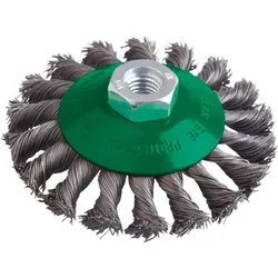 Kegelbürste Stahldraht 115mm gezopft