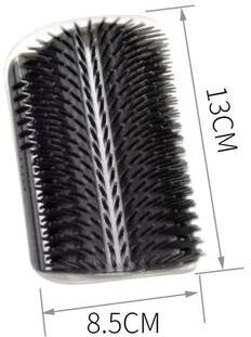 Uplifted Finds Massage Pet Cat Brush Corner Scratcher Hair Removal Comb black