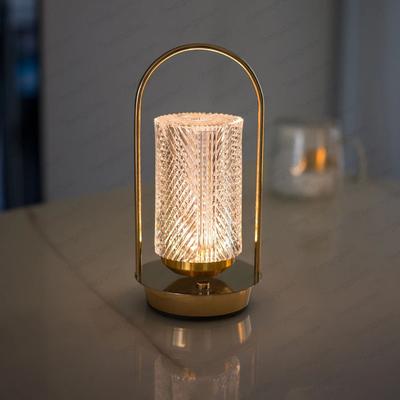 Inspired Living LuxeGlow Rechargeable Crystal LED Table Lamp With Touch Control For Bedroom & Home Decor 2