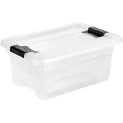 Keeeper - Aufbewahrungsbox mit Deckel 4L Transparent, Kollektion Cornelia