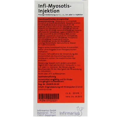 Infi Myosotis Injektion 10x1 ml Ampullen