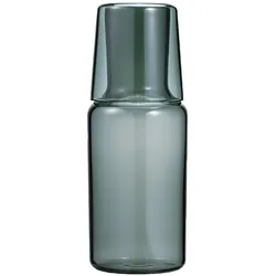 Hario Colors Night Karaffe - 600ml Karaffe mit 280ml Glas, grau, Serviergefässe, Grau