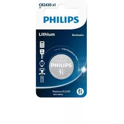 Philips Lithium-Knopfbatterie Cr2430 3V Blister*1