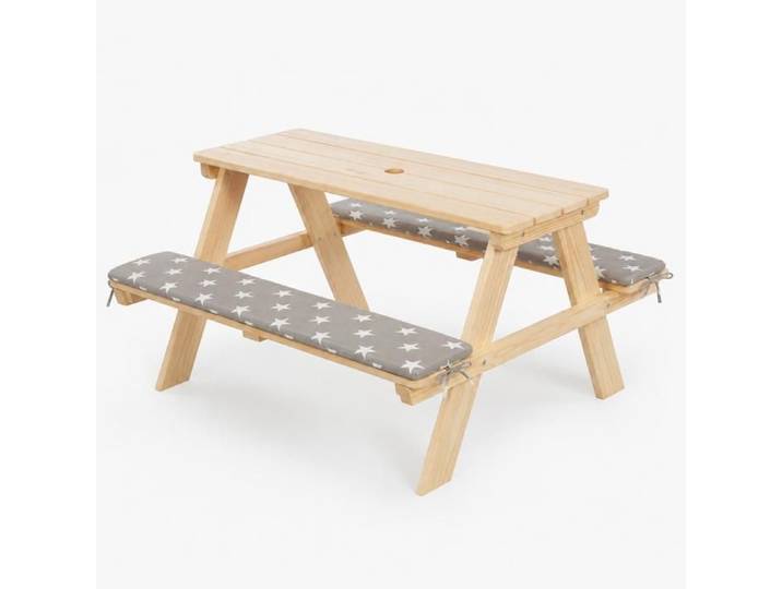 Table pique-nique pour enfants - ROBA - Picnic for 4 - Bois massif - 4 places - Résistante aux intempéries