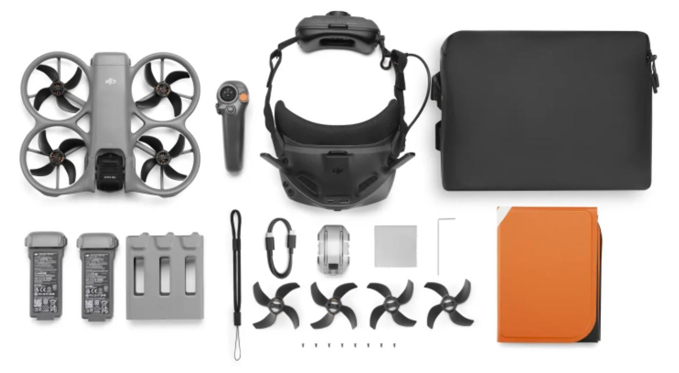 DJI Avata 360 Motion Fly More Combo met N3-bril, Grijs