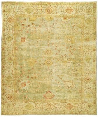 SAFAVIEH Couture Hand-knotted Oushak Tonna Traditional Oriental Wool Rug with Fringe