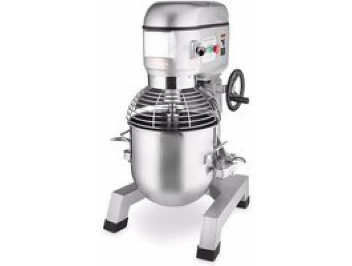 Batteur Mélangeur Professionnel 40 Litres – 3 Vitesses – Cuve Inox – Accessoires Inclus – 1500 W
