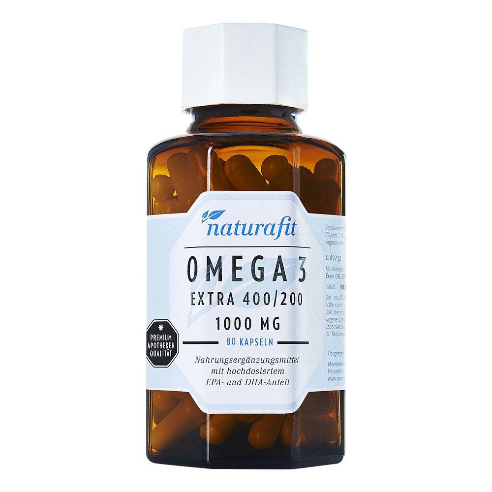 NaturaFit GmbH Naturafit Omega 3 extra 400/200 Kapseln 12516252