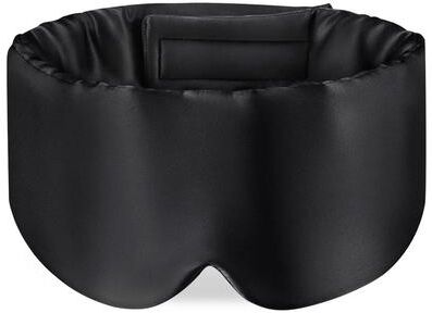Uplifted Goods Silk Sleeping Eye Mask For Restful Nights black
