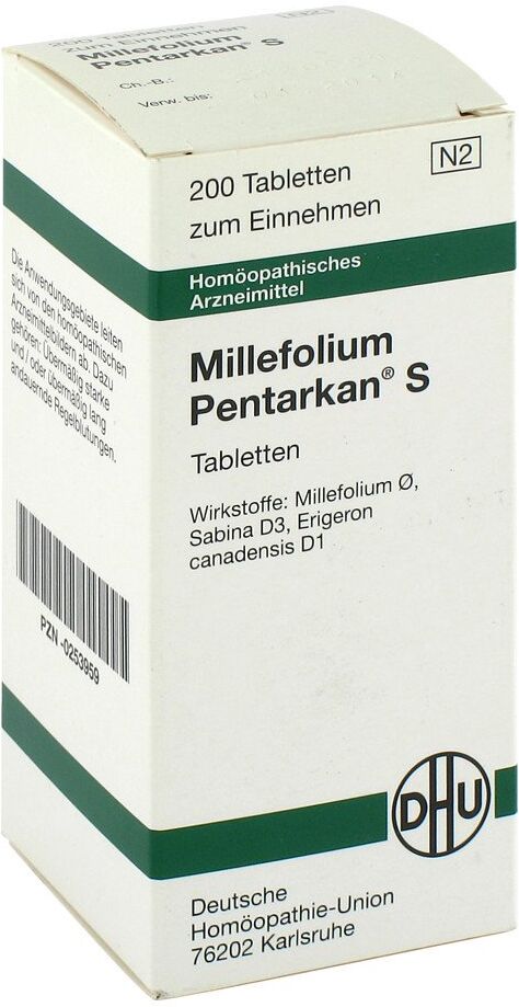 DHU Millefolium Pentarkan S Tabletten