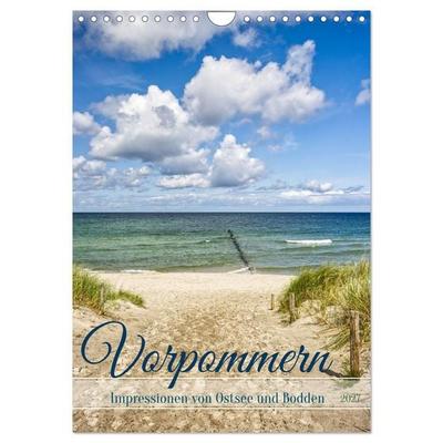 Vorpommern, Impressionen von Ostsee und Bodden (Wandkalender 2027 DIN A4 hoch), CALVENDO Monatskalender