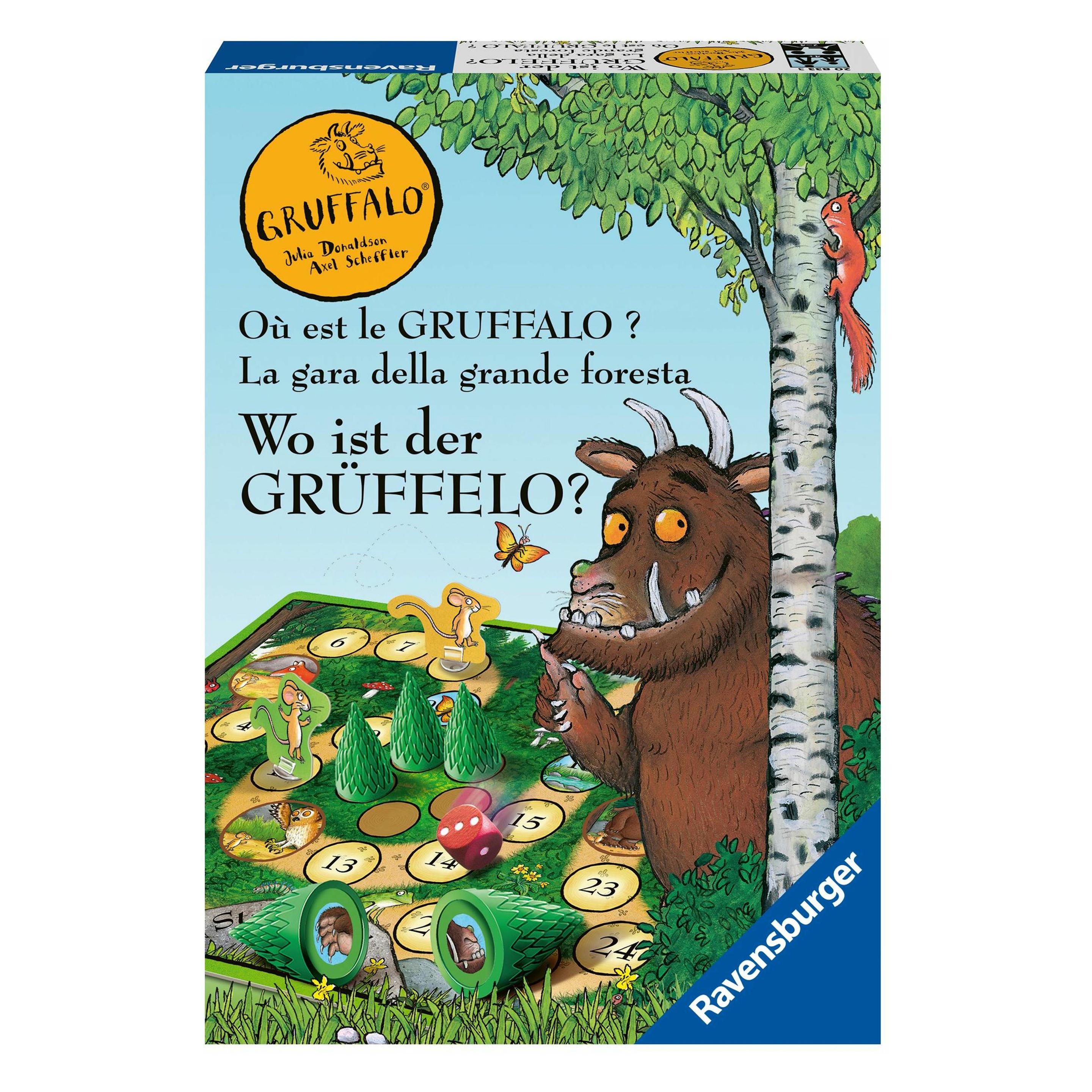 Ravensburger Wo ist der Grüffelo? (Deutsch, Französisch, Italienisch, 2 - 4 Spieler) (35889514)