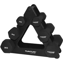 Tunturi, Hanteln, (2 x 1 kg, 2 x 2 kg, 2 x 3 kg)
