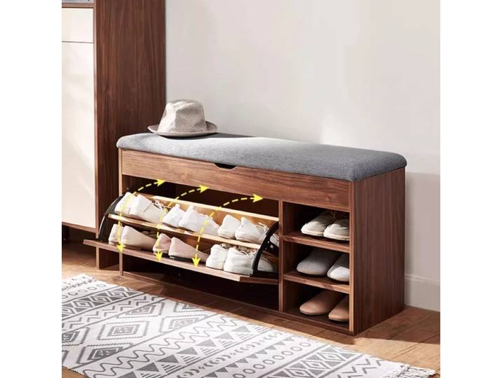 Organisateur étagère à chaussures armoires de salon meubles minimaliste moderne tabouret à langer à l'entrée de la maison étagère à chaussures
