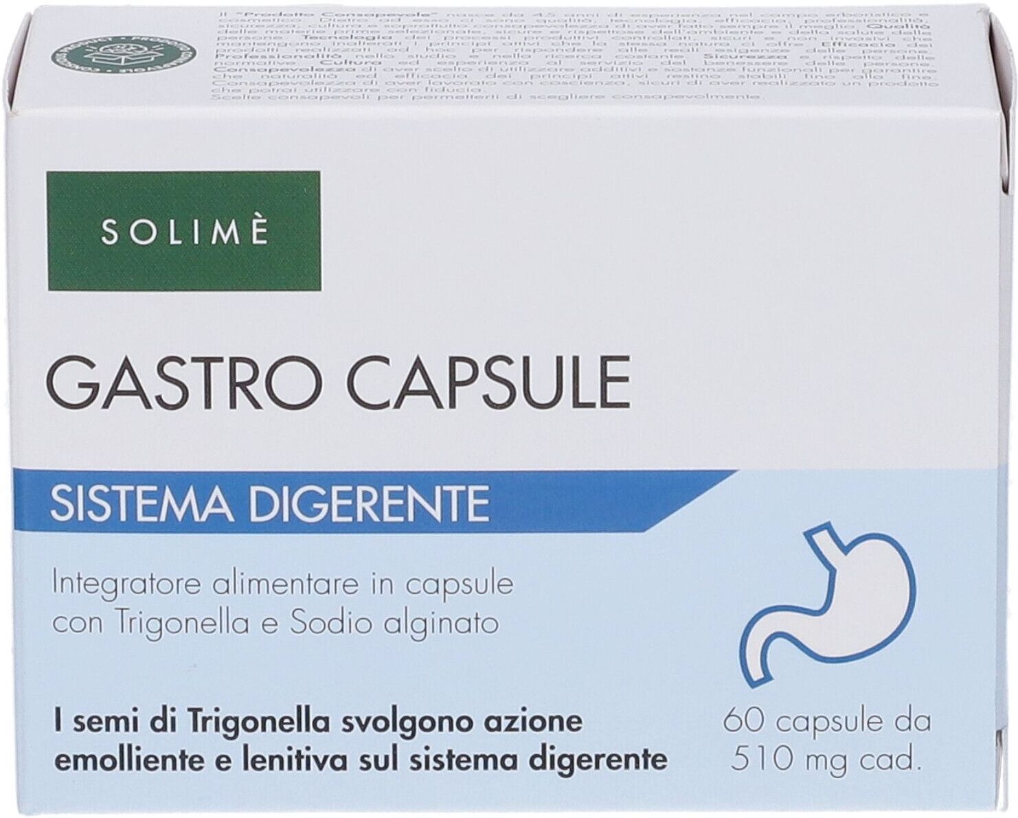 SOLIME' Srl Gastro Capsule, 60 Capsule