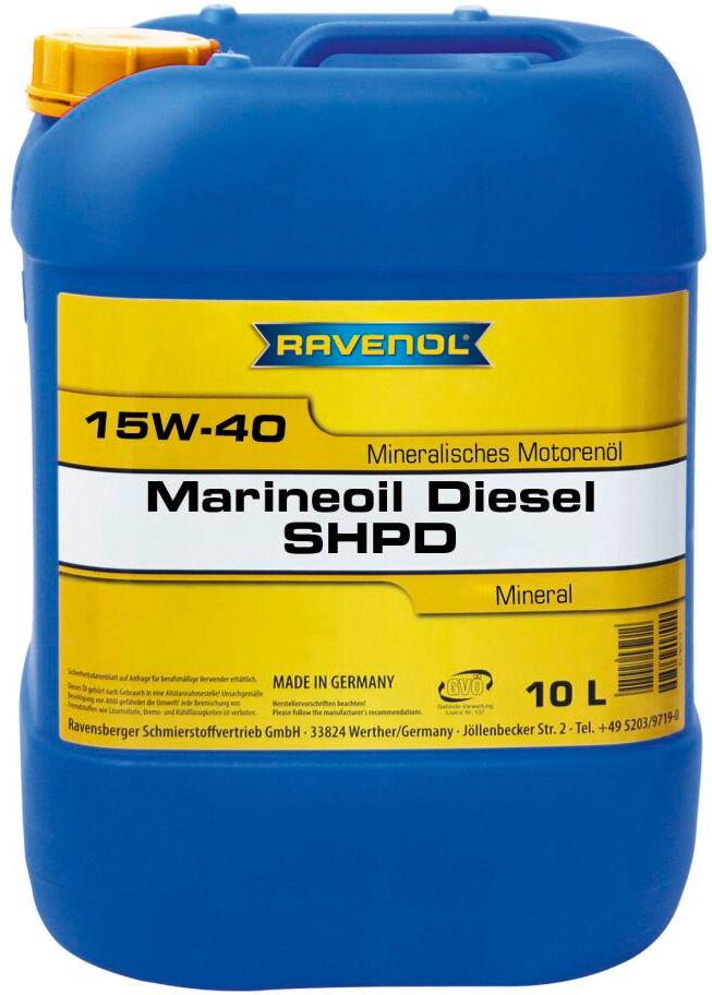 Motoröl RAVENOL 1163100 SHPD 15W40 MINERAL 10L