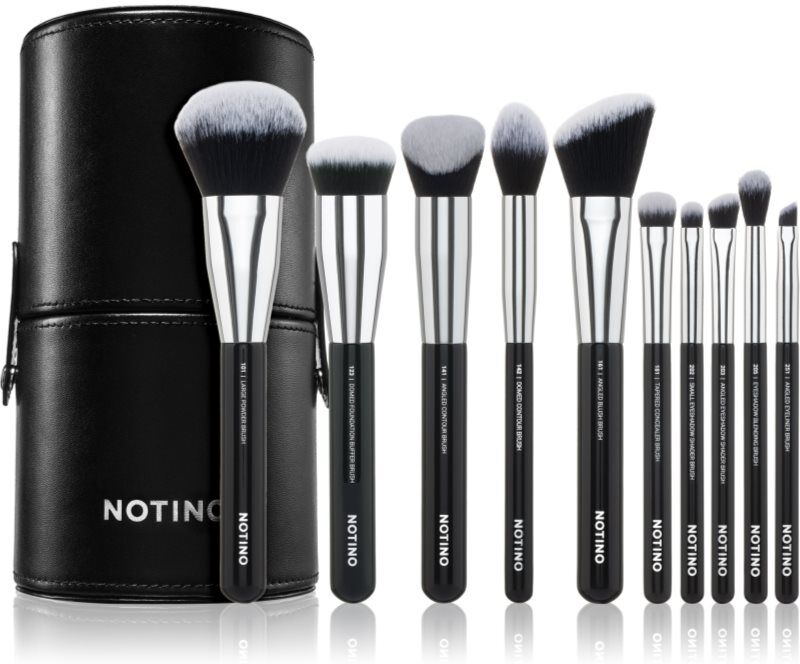 Notino Makeup Brushes Advanced Professional Make-Up Brush Set makeup brush set with a pouch