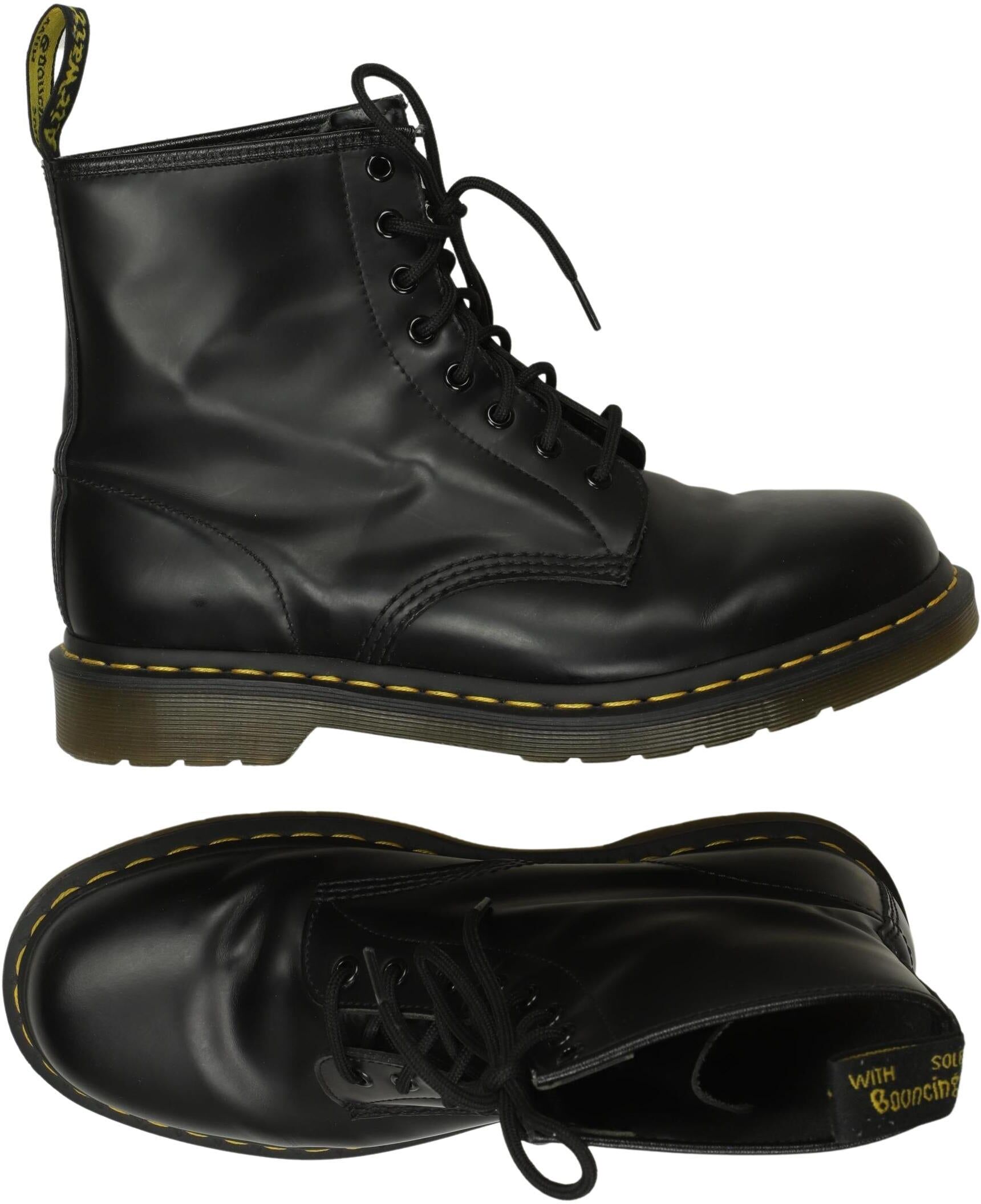Dr. Martens Herren Stiefel, Schwarz, Gr. EU 43, Leder - Second Hand