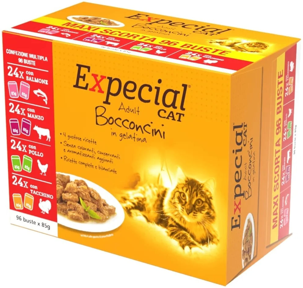 Set Prova Multigusto 48x100G e 96X85G Expecial Cat Multipack MIX MULTIGUSTO