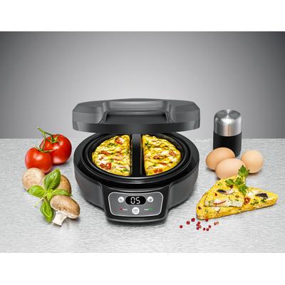 ROMMELSBACHER Elektrische Pfanne "OM 950", grau, B:29,5cm H:12,1cm T:23cm, Elektropfannen