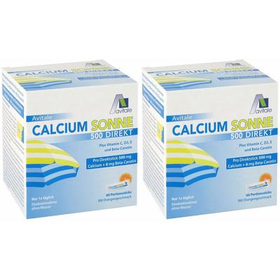 Calcium Sonne 500 Direkt Doppelpack 2x60 St Puder