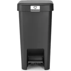 Stepup Pedal-Mülleimer 10 l dunkelgrau recycelt