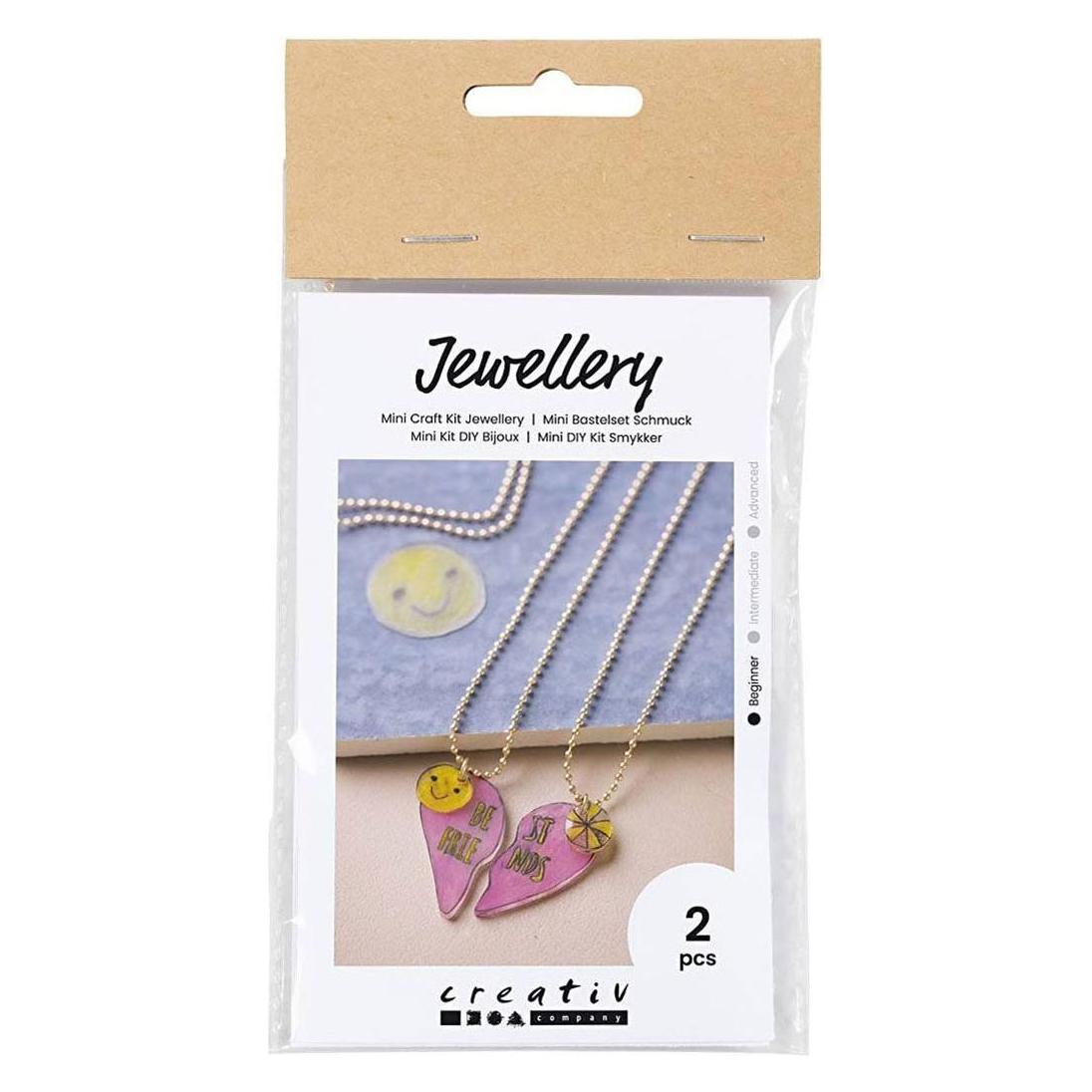Creativ Company Schmuck Bastelset Halsketten mit Schrumpffolie (977613)