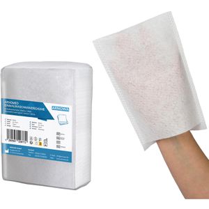 Arnomed Einmalwaschlappen Molton, 75g/m², 22 x 15cm, trocken, 50 Stück