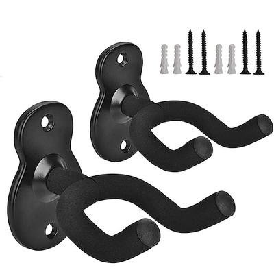 2er-Pack Gitarrenaufhänger, Metall-Gitarrenhaken zur Wandmontage für Volksmusik, Bass, E-Gitarre, klassische Gitarre