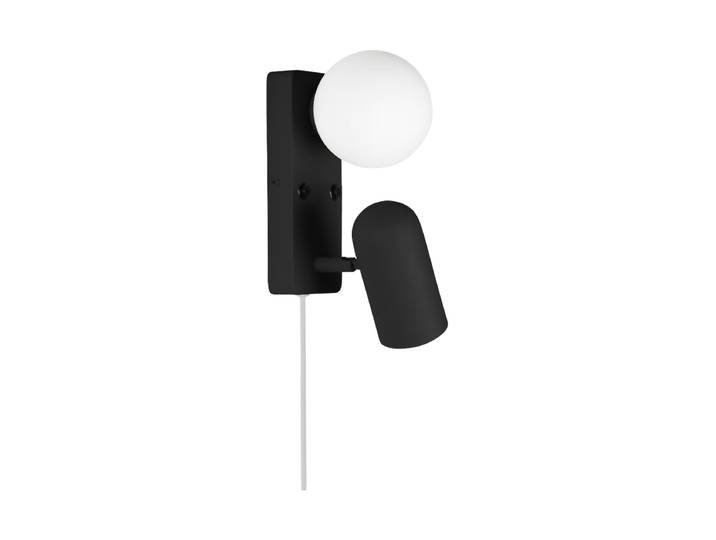 Design Wandlampe „Doppio“ Schwarz Globen Lighting