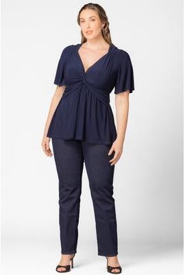 KIYONNA Abby Twist Front Top