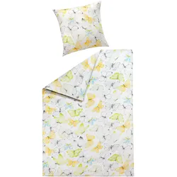 Bettwäsche ALINA Satin (BT 135x200 cm) - grün - BT 135x200 cm