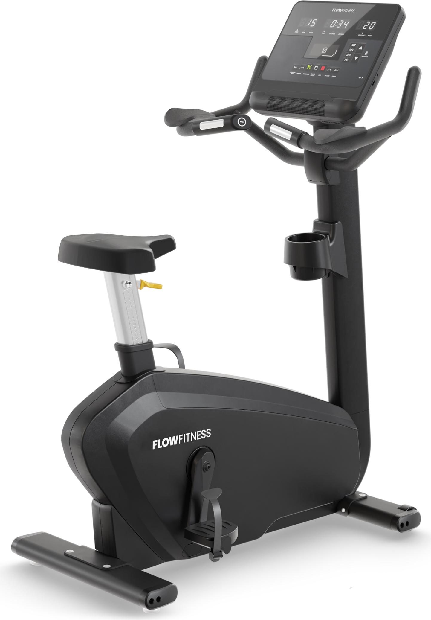 Flow Fitness Perform Pro B6i Hometrainer mit LED-Display Schwarz