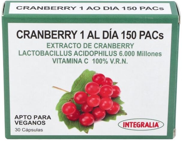 Integralia Cranberry Uma ao Dia 150 PACs 30 Caps