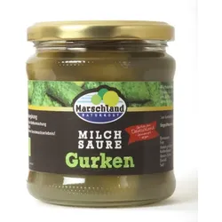 Marschland Salzgurken milchsauer bio 330g