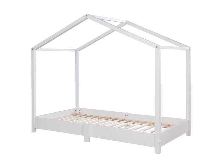 Roba Bodenbett, Weiss, Holzwerkstoff, 76.5x121x146 cm, bodentiefer Einstieg, Baby- und Kindermöbel, Kinderzimmer & Jugendzimmer, Kinderbetten, Bodenbett