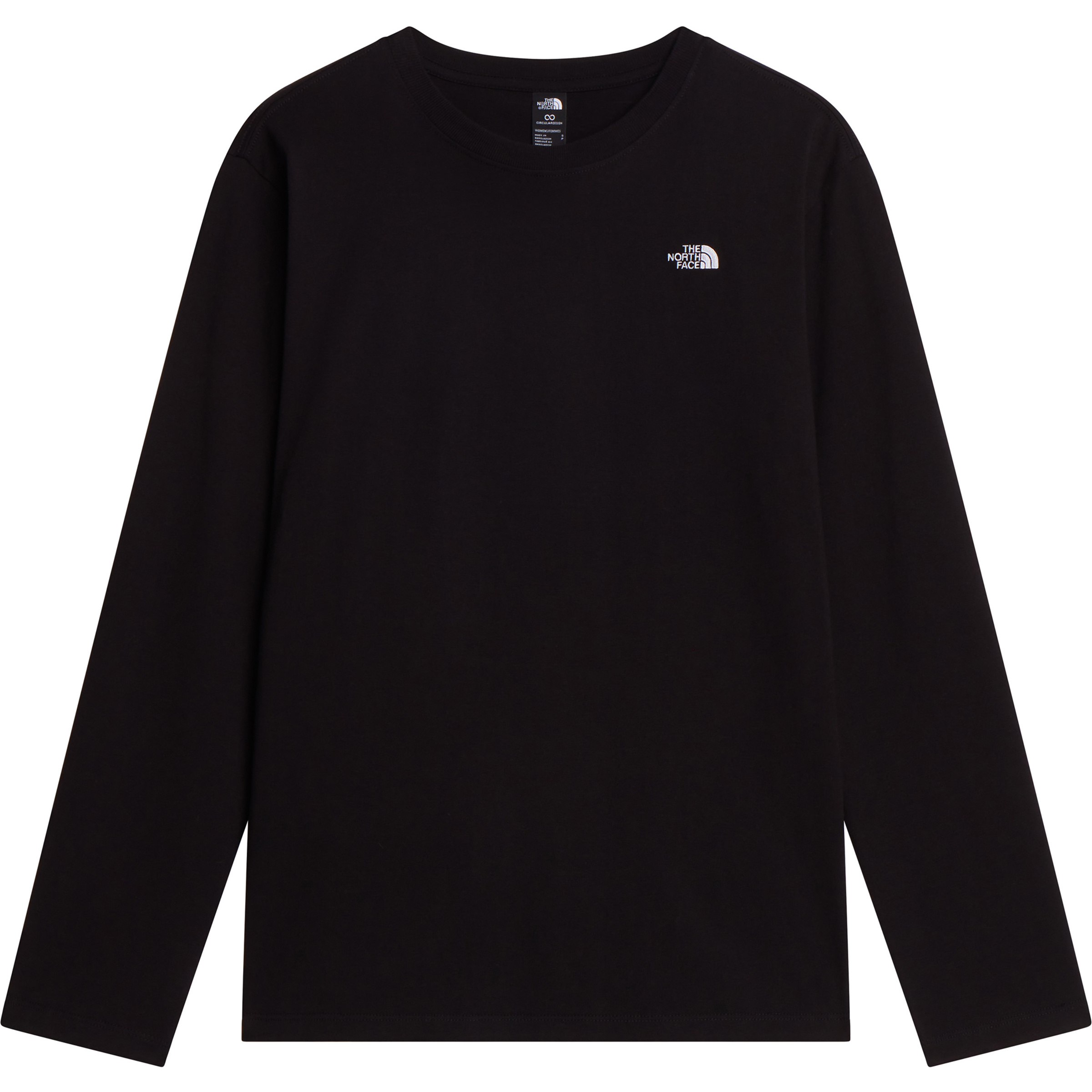 The North Face Essential Simple Dome Damen Longsleeves schwarz Größe M Lifestyle Hautfreundlich