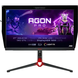 AOC AG274QXM 27 Zoll QHD Gaming Monitor 1 ms Reaktionszeit