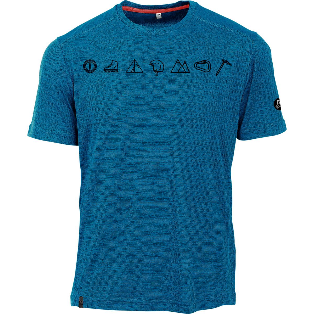 MAUL Sport Grinberg Fresh - 1/2 T-shirt mit Print blue (75) 54 4344400793-75-54