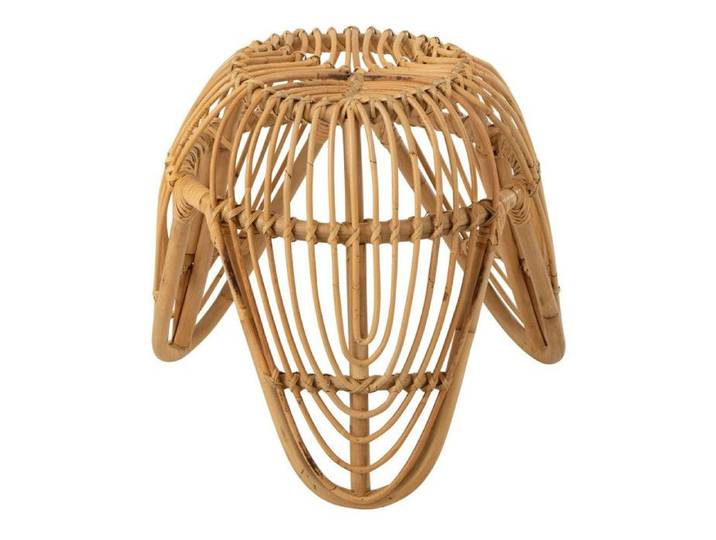 Tabouret Design en Rotin  Léa  44cm Naturel