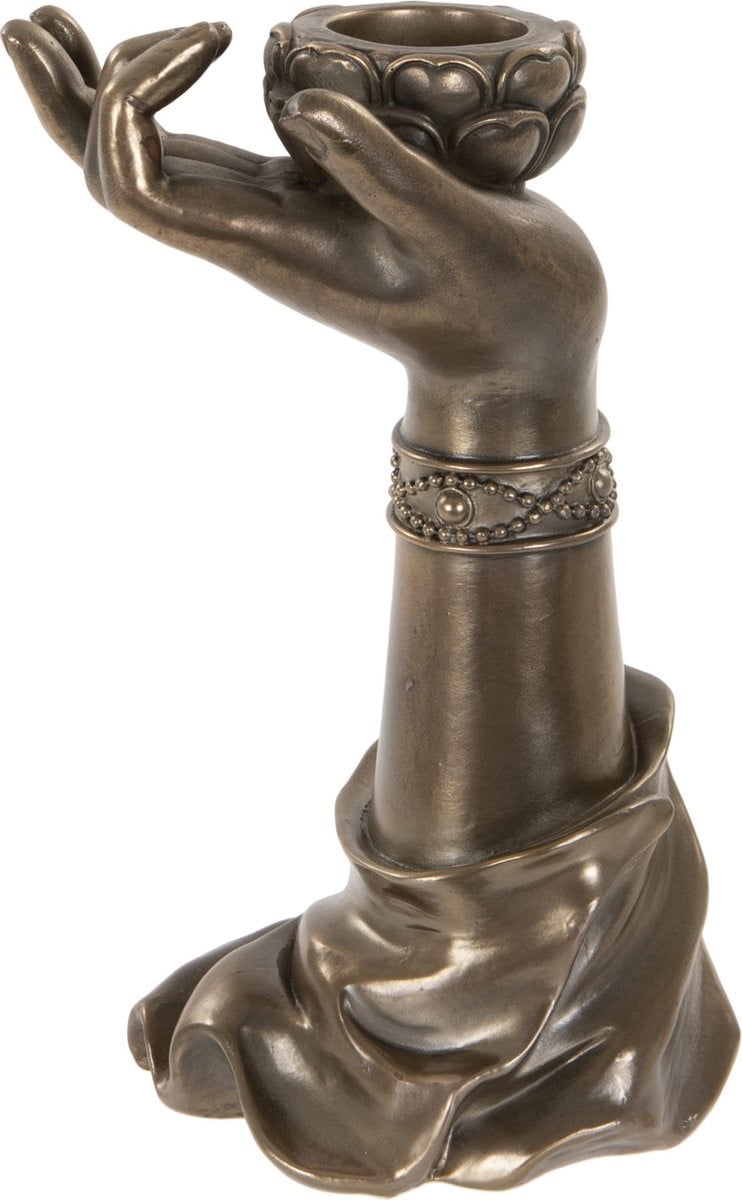 Theelichthouder Boeddha hand