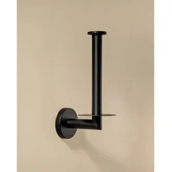 Cosmic Start Ersatz-Rollenhalter WJC419A0058036 vertikal, 50 x 93 x 170 mm, schwarz matt