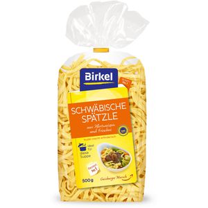 Birkel Nudeln No.1 Schwäbische Spätzle, Hartweizen und Frischei, 500g